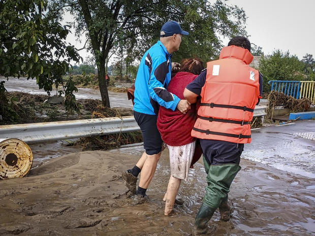 4 deaths reported in eastern Romania as torrential rainstorms flood homes